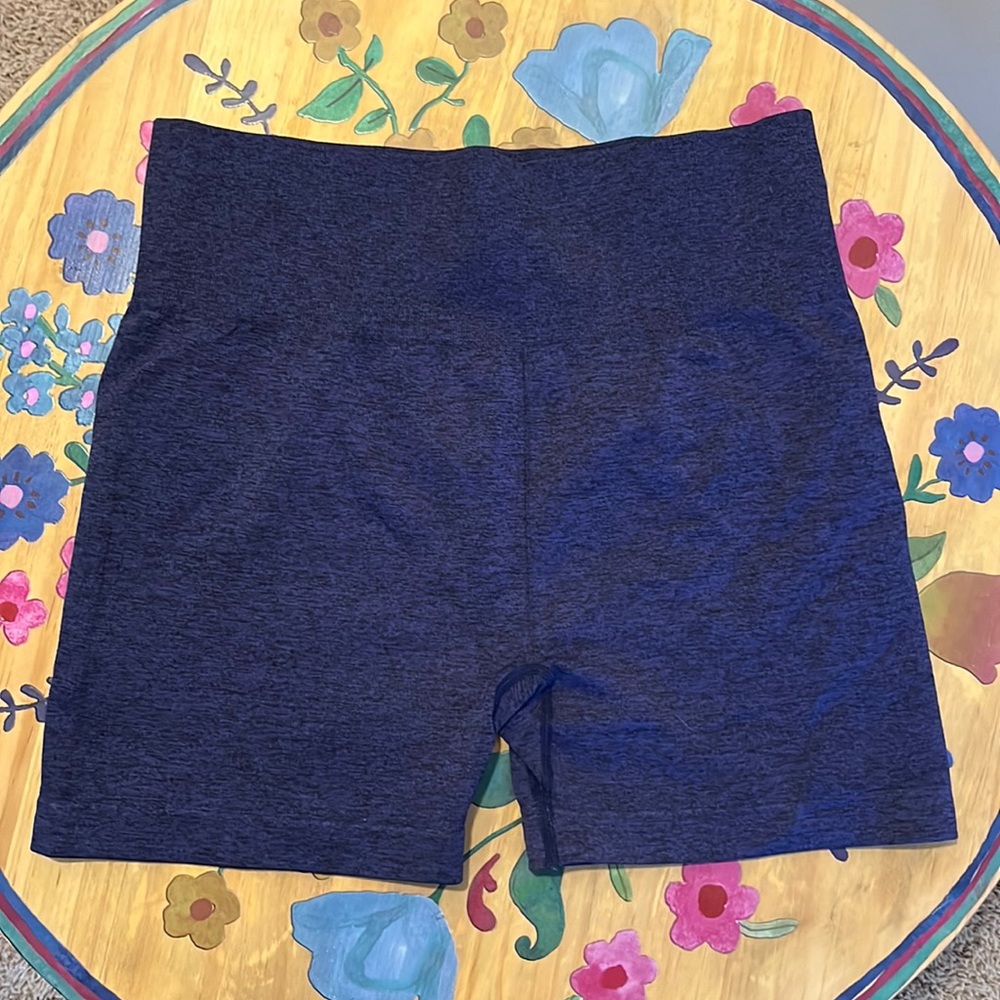 Dark purple bike shorts